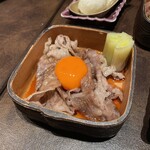 博多小皿鉄板 べっぴんしゃん - ◆黒毛和牛とネギすき焼き　1,078円