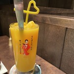 博多小皿鉄板 べっぴんしゃん - ◆生オレンジジュース　550円