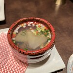 博多小皿鉄板 べっぴんしゃん - ◆しじみのスープ(お通し)