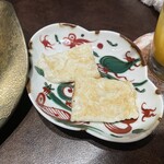 博多小皿鉄板 べっぴんしゃん - ◆名物日田焼きそば　の白身焼き