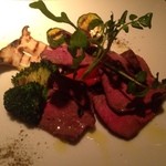 牛ハツと季節野菜のグリル ¥1280