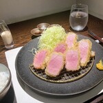 カツレツMATUMURA - 本日の厳選豚フィレ肉とロース肉低温カツレツのDUO　(160g) ￥3,300
