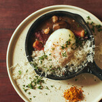 Ouffe Meulette ~ Braised hormones in demi-glace sauce with hot spring egg ~