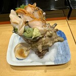 寿司大 - 見栄え最高！めちゃバエル！コリコリした食感もたまりません。