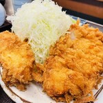 Tonkatsu Santa - ロースカツ定食、クリームコロッケ