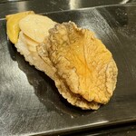 寿司大 - 贅沢にも煮アワビ