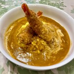 プティレストラン宮本 - 海老フライカレー　サフランライス