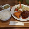 RORO - 料理写真:本日のAランチ（ハンバーグとエビフライとチキンの唐揚げ）