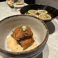 NK 蕎麦屋の二階 - ミニ鰻丼と酢橘そば
