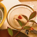 ななせ - 八寸　胡麻豆腐