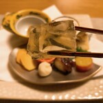 ななせ - 八寸　河豚の煮こごり