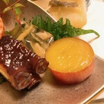 ななせ - 八寸　薩摩芋のレモン煮