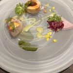 Kumazawa - あん肝とスズキ