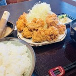 とんかつ 三太 - 一口カツ定食、クリームコロッケ