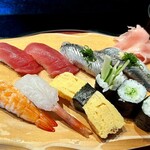 しほう田 - にぎり鮨ランチ…¥1,300円(税込)