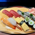 しほう田 - にぎり鮨ランチ…¥1,300円(税込)