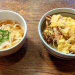 Yoshidaya Tempura Shiyokudou - 天とじ丼セット