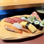 しほう田 - にぎり鮨ランチ…¥1,300円(税込)