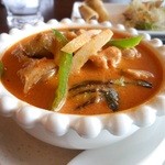 バーンソムデット - レッドカレー￥６８０