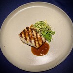 abysse - メカジキは当然ながら芽キャベツの美味しいことと言ったらない。野菜に感動できる幸せ