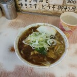 南天 - カレーキャベツそば¥450　サービス温玉