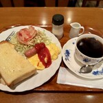 かーぼ - モーニングセット(トーストセット、ブレンドコーヒー)