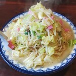 井手ちゃんぽん - チャンポン 野菜 麺 増