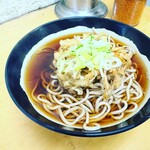 六文そば - ごぼう天そば¥280