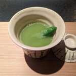 日本焼肉はせ川 別亭 - スナップエンドウのすりおろし　