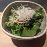 日本焼肉はせ川 別亭 - 新じゃが芋と早採り野菜のサラダ