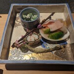 日本焼肉はせ川 別亭 - 蛤梅肉酢掛け