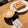 COFFEE VALLEY - カフェラテ＆エビとトマトクリームシチューのトースト