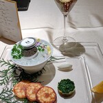 ローズルーム名古屋 - 2024.03.キャビアとブリニと海苔料理
