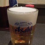 二合半 - まずはビールで乾杯♪　４００円H26.1