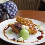 Cafeいづみっくす - 和風ワッフル