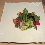 りょうりにん みわ - 真鯛のお刺身サラダ