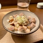 銀座 八五 - 肉ご飯 500円