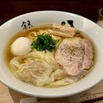 銀座 八五 - ラビオリグルマンディーズ中華そば 2200円