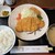 山喜 - 料理写真:トンカツ定食850円+カキフライ1個120円