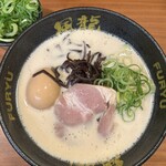 Hakata Fuuryuu - ■半熟玉子&ねぎとんこつラーメン¥920