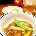 今石飯店 涼華 - 特選毛鹿ふかひれ　下仁田葱　醤油煮込み