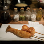 たけみ - 料理写真:串揚げ（5種類の塩とソースで）