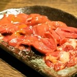 炭火焼　鶴見 - 2014.1 匠の大山鶏レバー（819円）