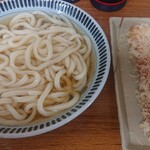 Chiku sei - うどん2玉、ちくわ天(*´ω｀*)