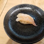 越中屋  - おまかせ握り5貫 甘えびの昆布締め