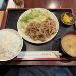 日本橋 箱根 - しょうが焼き定食（ご飯大盛り）