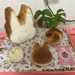 ベーカリー兎座LEPUS - ウサギ食パン　ジャイボノロク　福豆うさぎ　うさぎバンズ　