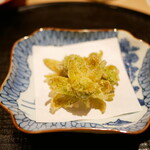 新ばし 星野 - 蕗の薹の天ぷら 2024年3月