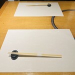 鮨 一二郎 - 卓上     カウンター席