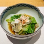 鮨 一二郎 - ふぐ皮の湯引き